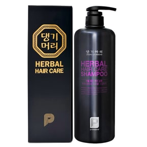 1+1 댕기머리 허벌 헤어 케어 샴푸 1000ml 프로페셔널 헤어 살롱 전문 브랜드