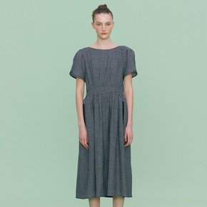 19.Tweed Long Dress_BLACK