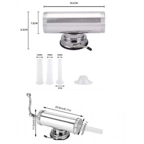 sausage maker 2 SISBRLR 소시지 메이커 수동 소시지 메이커 소시지 머신 장 포장기 소시지