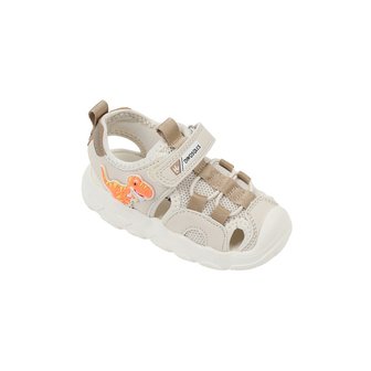 다이노솔즈 플레임 티라노 샌들 토들 베이지