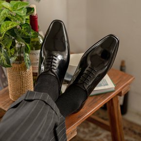 Ardor_Whole Cut Oxford Black bx / ALC015