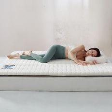  토퍼 매트리스 접이식 라텍스 침대 바닥 손님 원룸 패드 거실