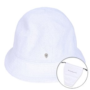 24SS 여성 카르멘 클로슈햇 화이트워시 더스트백 포함 HAT51759 WHITEWASH PKG