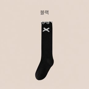 여아 프릴 골지 리본 니삭스 3종세트 어린이 롱삭스 등원룩