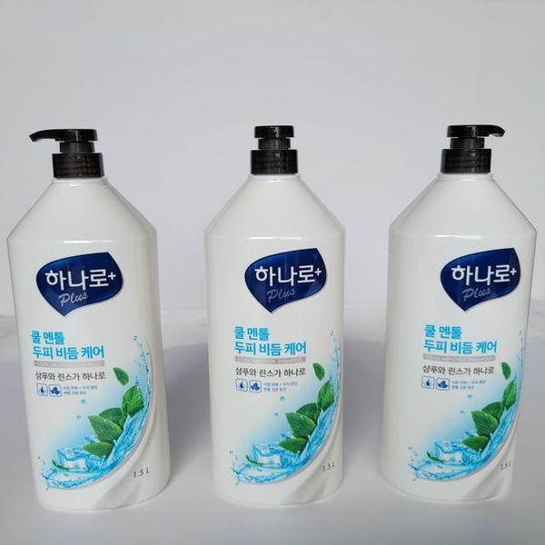 애경 하나로샴푸 1.5L 3개