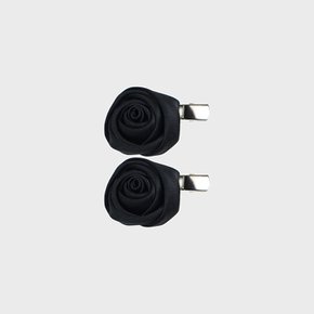 [2EA 1SET]  CORSAGE HAIR PIN_BLACK