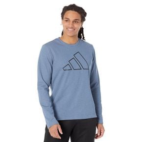 4984642 Adidas Training Icon 3-Bar Crew Sweatshirt