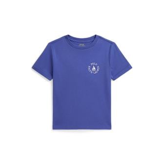 폴로 랄프 로렌 폴로 키즈 남아 2-7세 로고 코튼 저지 티(CWPOTSHB8021264999)