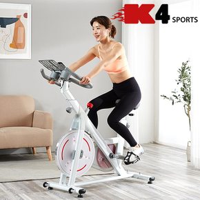 K4스포츠 K4-342 스핀바이크 마그네틱 저소음실내자전거 스피닝 실내 싸이클 자전거