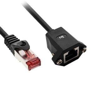 IN-6FTPSMF3M 기가비트 고급 CAT6 FTP판넬형케이블 3M