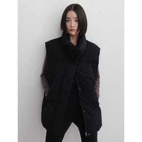 Oversized Down Vest  Black (WE3X38T845)