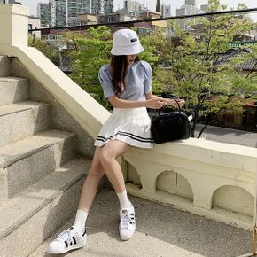 샤론 배색 라인 테니스 플리츠 스커트 3color _P340674621