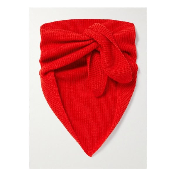 앤도터 피온 골지 캐시미어 스카프 레드 1647597344648875