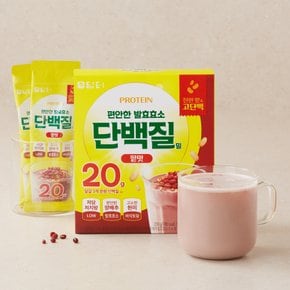 [담터] 편안한 발효효소 단백질밀 팥맛 10입