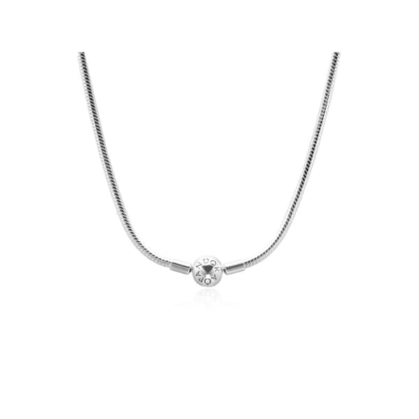 모먼트 스네이크 체인 실버 목걸이 590742HV