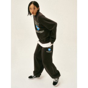 VNMT racing team oversize sweatpants_charcoal