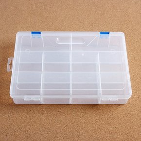 칸칸 수납함 투명 멀티박스/부품함 소품함 컬렉션박스