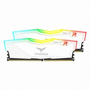 TeamGroup T-Force DDR4 16G PC4-25600 CL16 Delta RGB 화이트 (8Gx2)