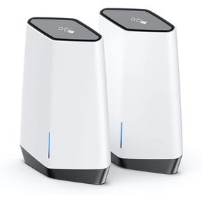 넷기어 Orbi Pro WiFi6 메쉬 WiFi 라우터 2대 세트 법인용 AX6000 트라이밴드SXK80