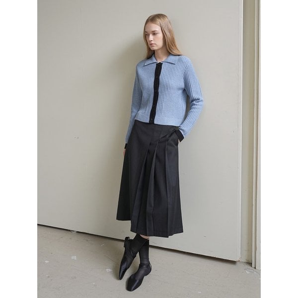 [리퍼브] COLOR BLOCK CARDIGAN / BLUE