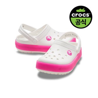 크록스 공식 유아 CROCBAND CHEVRON LIGHTS CLOG T WPT  24SKCL210466 _P358926328