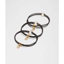 룰루레몬 로고 참 헤어 타이 *3P - BLK/GOLD