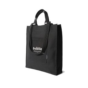 Two Handdle Logo Eco Bag _ Black