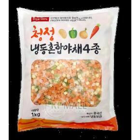 냉동 야채 혼합 믹스 1kg x 1개 대용량 업소용 (S38037191A)