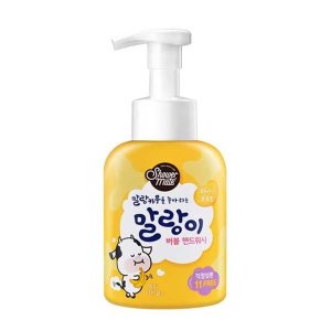  말랑이 버블 핸드워시 바나나 우유향 300ml 용기