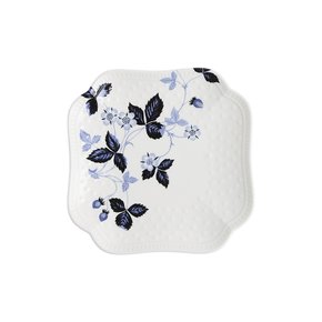와일드스트로베리 잉키블루 14cm 사각접시 1p