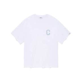 샤인 C 로고 티셔츠 화이트 CO2402ST49WH