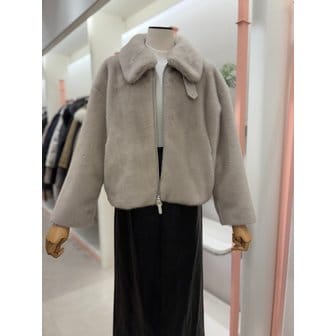 잇미샤 [여주점] 여성 카라 집업 페이크 퍼 자켓()ITPCYFJ920