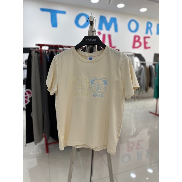 [여주점] 비숑베어자수크롭반팔,JHZZ37402