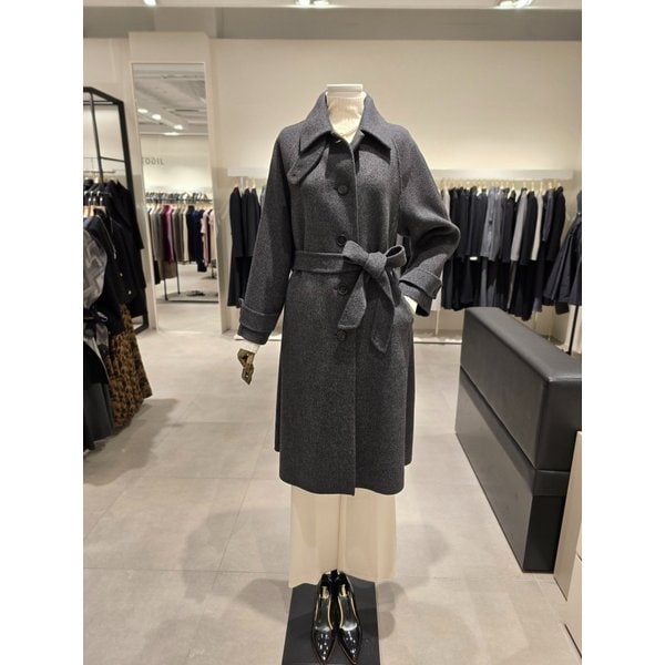 [파주점] 울 블렌드 벨티드 래글런 싱글 코트 JRBA0CTC53