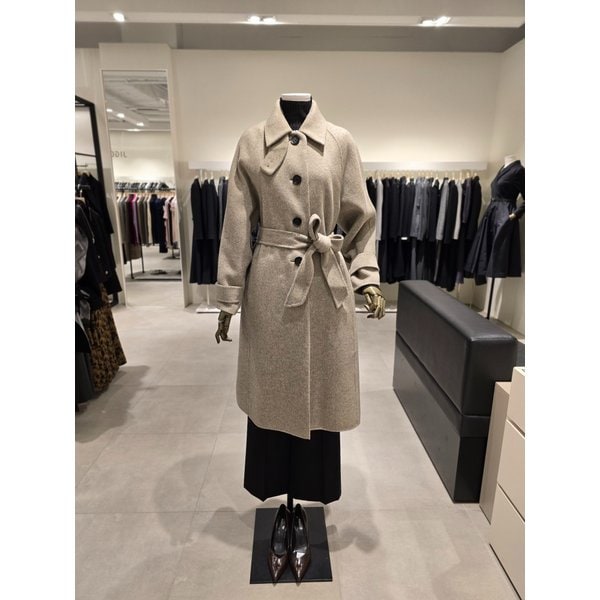 [파주점] 울 블렌드 벨티드 래글런 싱글 코트 JRBA0CTC53