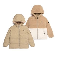 [기존가 239,000원]N214KDW950 리머 플리스 리버시블 다운 점퍼 BEIGE 2