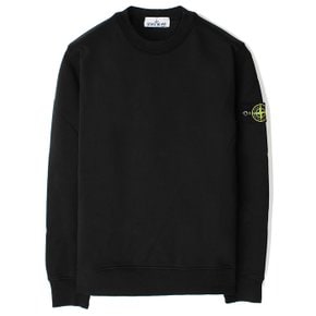 25SS 스톤 와펜 라운드 맨투맨 블랙 K1S156100044 S0051 V0029