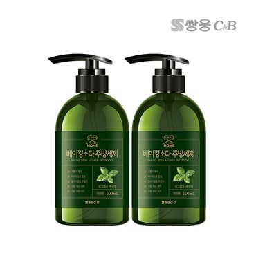 ViPET 코디앳홈 베이킹소다 주방세제 바질향 500ml 2개