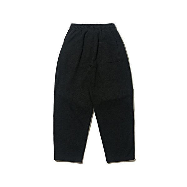울 와이드 벌룬 팬츠 (블랙)