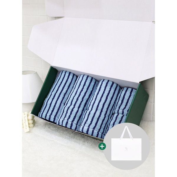 1퍼센테이지 베이 220g 세면 3P+고리수건 2P 선물세트