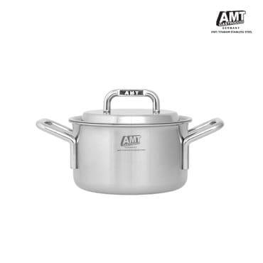 AMT 316Ti 샤프 라인 16cm 양수  스텐냄비