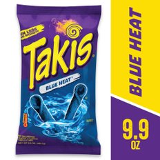 Takis  블루  열  압연  토르티야  칩  핫  칠리  페퍼  인위적으로  맛을  낸  9.9  온스  백