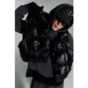 [여주점] [이로] 남성 TIN 구스다운 베스트 점퍼 IQUCW24703BKX