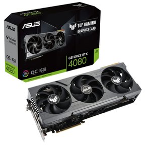 ASUS TUF Gaming GeForce RTX 4080 16GB OC GDDR6X  TUF-RTX4080-O16G-GAMING 탑재 비디오 카드