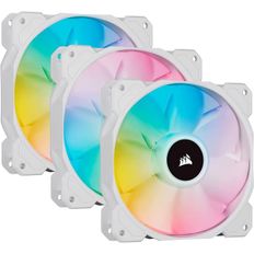 미국 커세어 ARGB 팬 PC팬 CORSAIR iCUE SP120 RGB Elite Performance 120mm PWM Triple Fan Kit