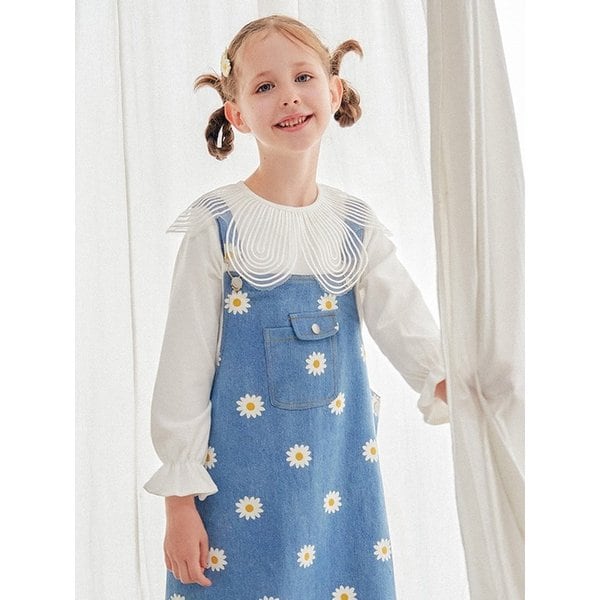 클로버 아동 유아 여아 블라우스