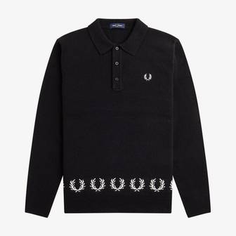 프레드페리 [파주점] AFPM2336535 102 로렐 리스 트림 니트 셔츠