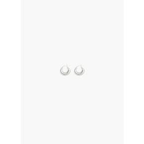 소피부하이 26SS Petite Discus Hoops, Silver