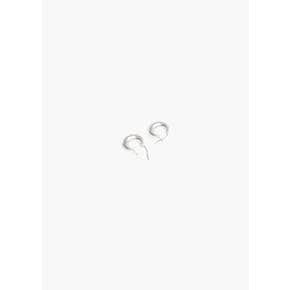 소피부하이 26SS Petite Discus Hoops, Silver