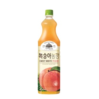 Qubridge [웅진식품] 가야 복숭아농장 1.5L